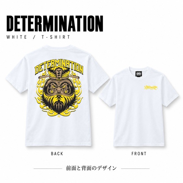 閻王 YELLOW×WHITE S/S T-Shirt