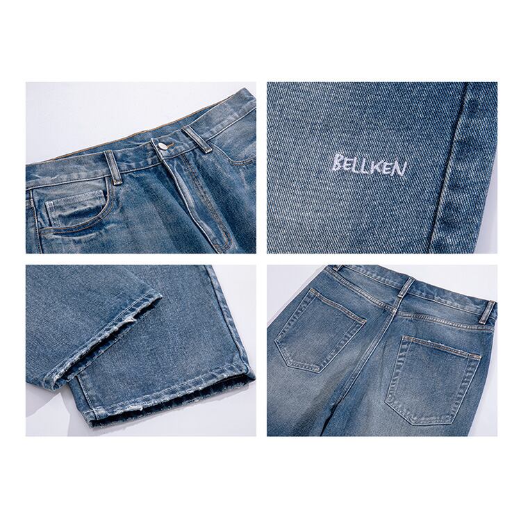 ★WASHED STRAIGHT JEANS　　　17195