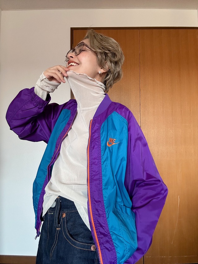 （OT1049）90’s NIKE nylon jacket