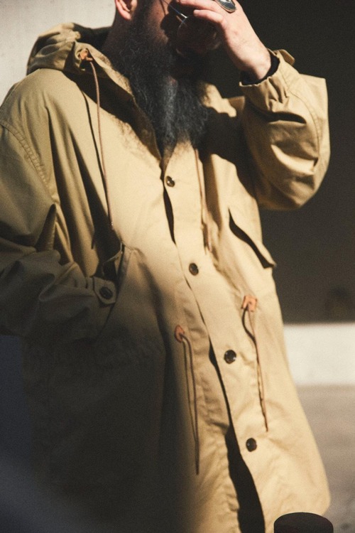 Gurank “ Oiled cotton Mountain Parka ( Beige )”
