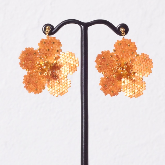 Bijoux Flower Earring（ terracotta ） 