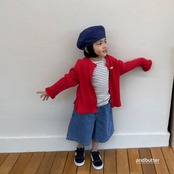 【取寄/韓国直送】and butter バミューダデニムパンツ｜秋服｜韓国子供服｜26/AT