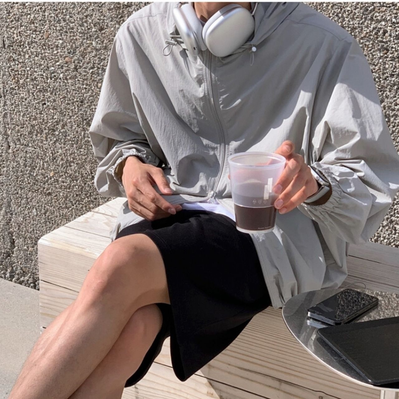 シンプルカジュアルスウェットハーフパンツ　MT0080426