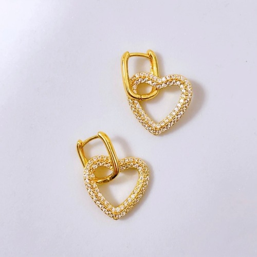 Swingハートピアス/再入荷