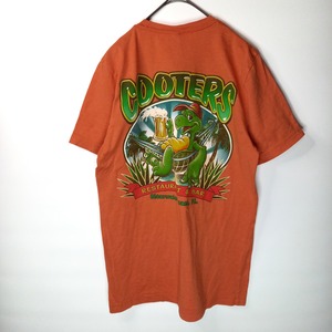 BELLA CANVAS　プリントTシャツ　半袖　企業ロゴ　くすみオレンジ　S