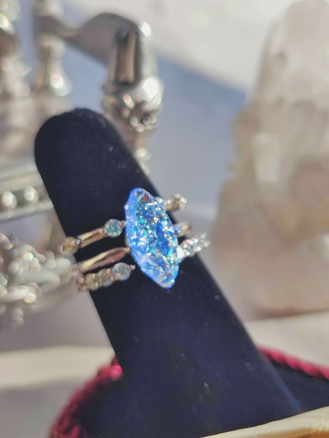 【AURORA GEM KISS SYMBOL 3 PAIR RING／（XX383） 】