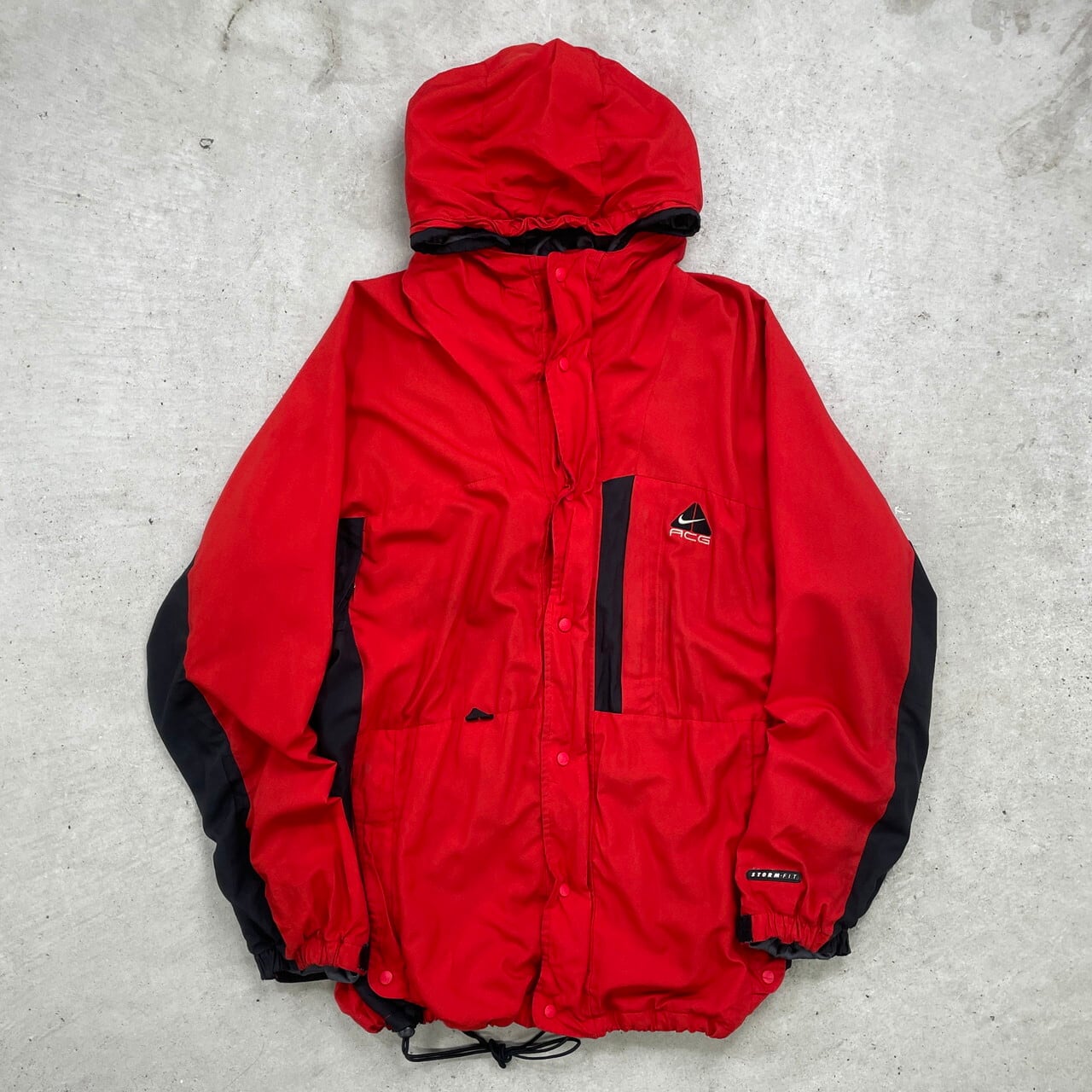 00年代 NIKE ACG ナイキ マウンテンパーカー ワンポイントロゴ刺繍 