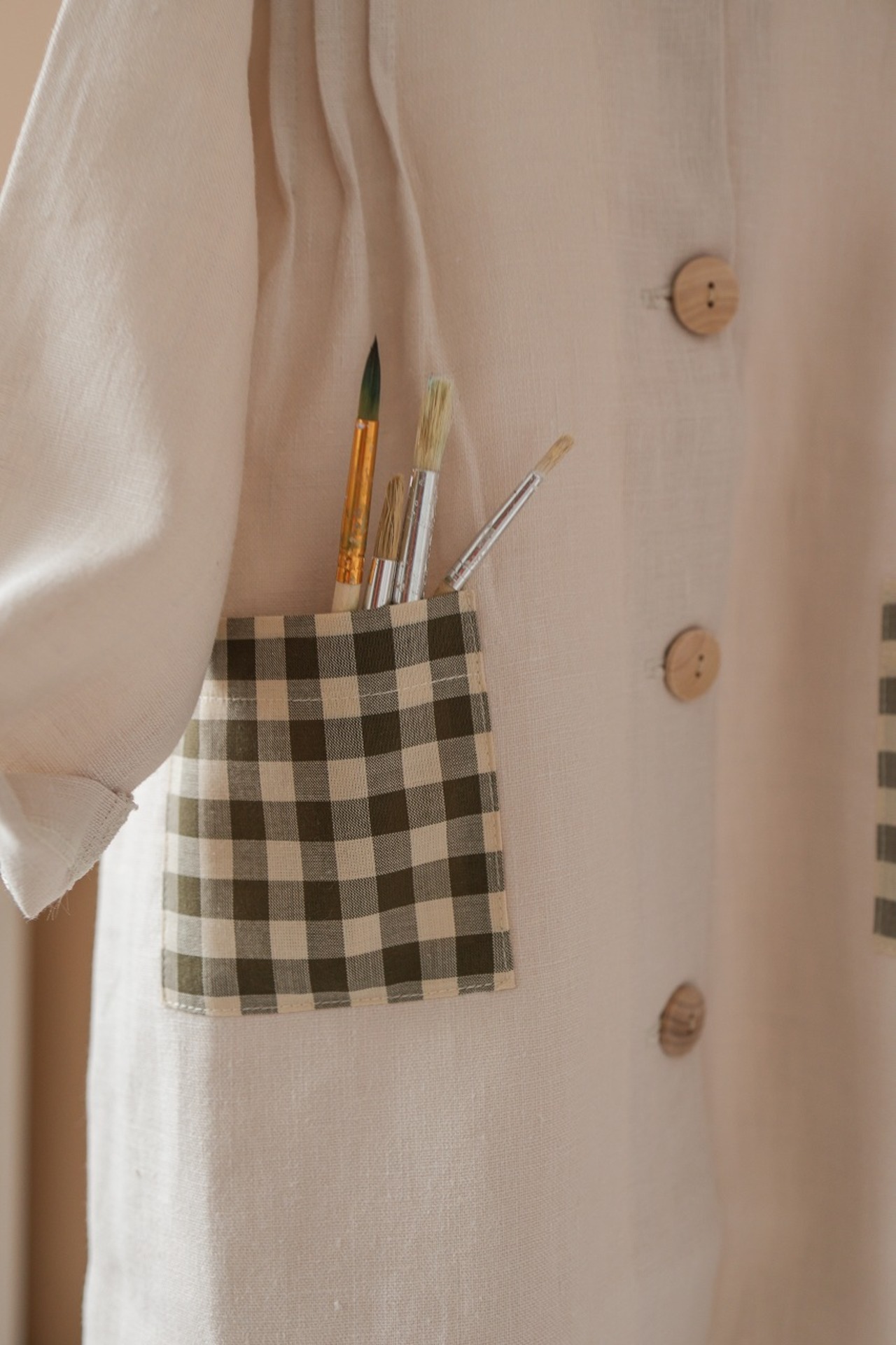 ORGANIC ZOO　Ceramic White Potter Dress