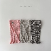 【取寄】THE GOGUMA フリルボーダーレギンス |秋服|韓国子供服| 26/AT