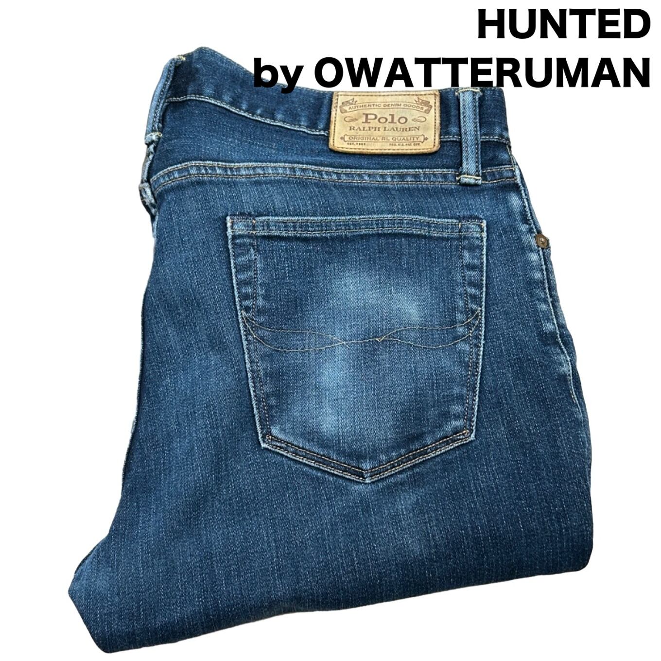 名品】Ralph Lauren テーパード デニムパンツ 日本製 W34 Polo Western 