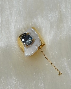 (SV)Thalatta Earcuff(London Blue Topaz)