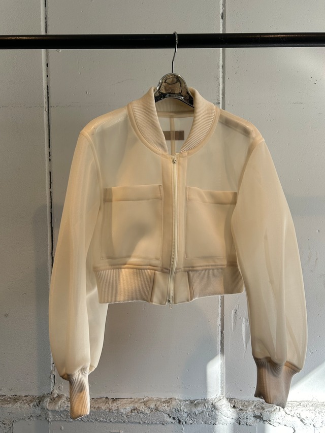 FUMIETANAKA  sheer short blouson