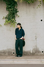 Fluffy Alpaca Polo Knit