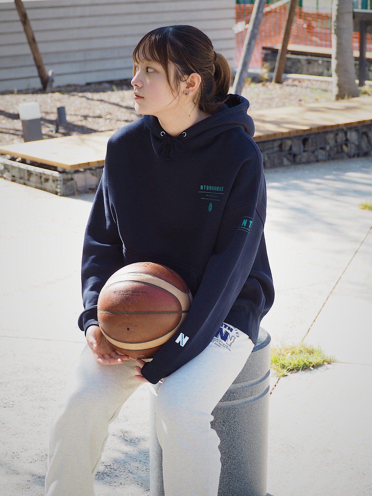 2022 AW “NTH HOODIE” color Navy×Applegreen - 3