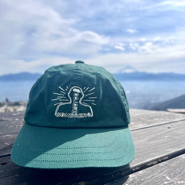 Golden Sombrero Logo CAP Green