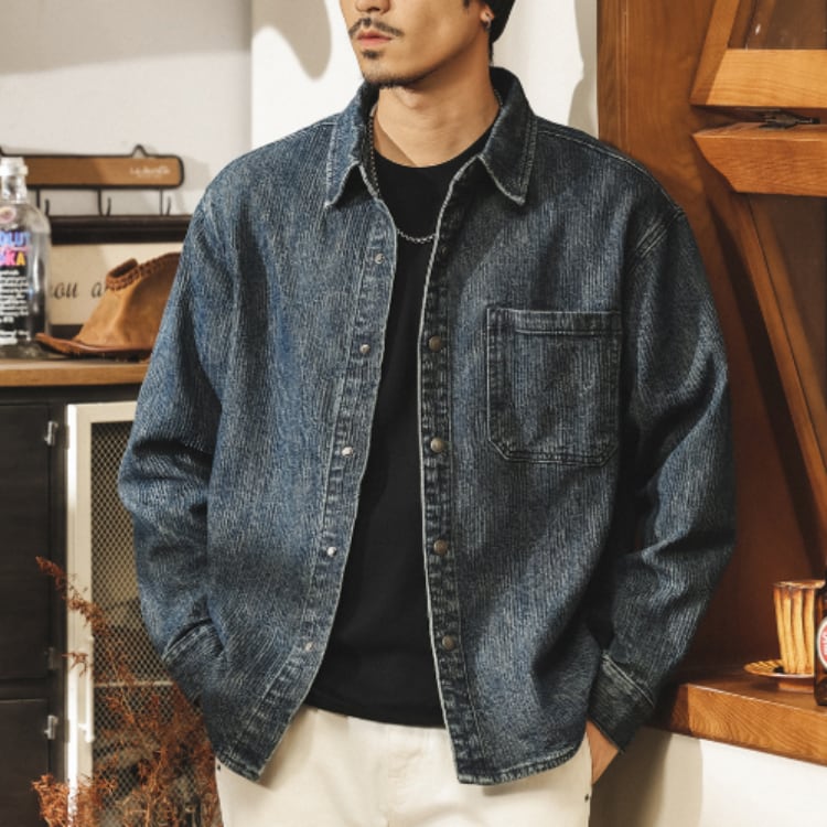 ヘビーウェイトデニムシャツ G00046