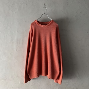 -L.L.Bean- salmon pink cotton knit