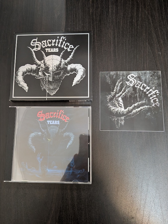 SACRIFICE "Tears" (EU Press, Remastered Edition)
