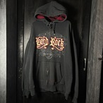 Hard Rock Cafe / Y2K ジップパーカー / 黒×赤 グランジ ストリート ハードロック