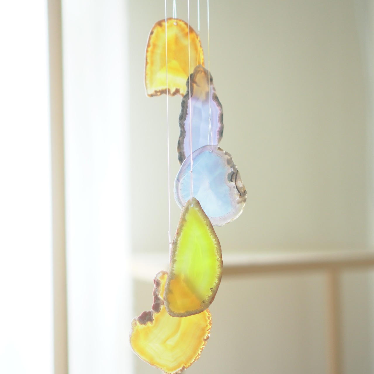 Warm Beach 07 - アゲートヒーリングチャイム / Agate Sun Catcher Wind Chime 711