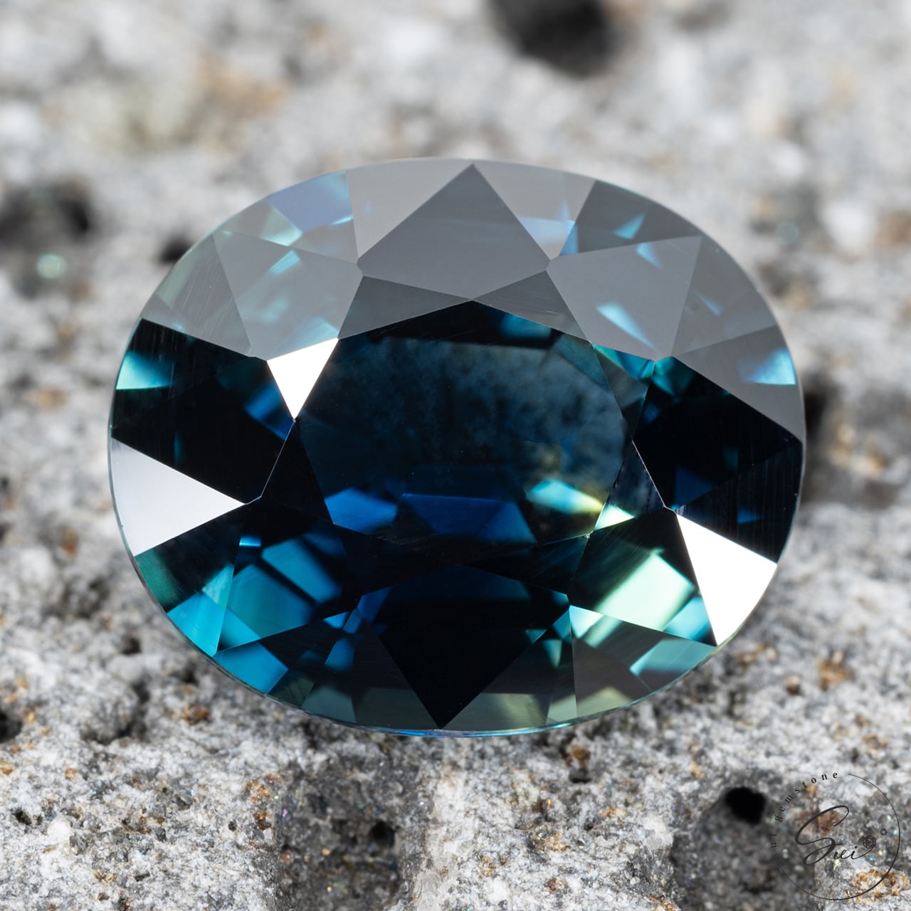 天然【非加熱】ティールサファイア 3.11ct GRA/GIA鑑別書 | SUI GEMSTONE