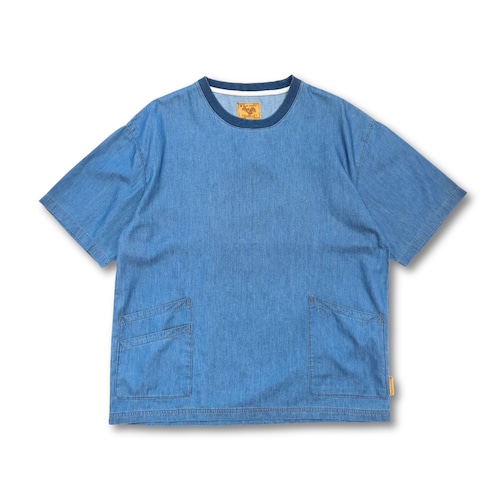 gym master - ライトデニム Tシャツ (blue)