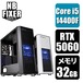 【ゲーミングPC】 Core i5 14400F / RTX5060 / メモリ32GB / SSD 1TB / H26
