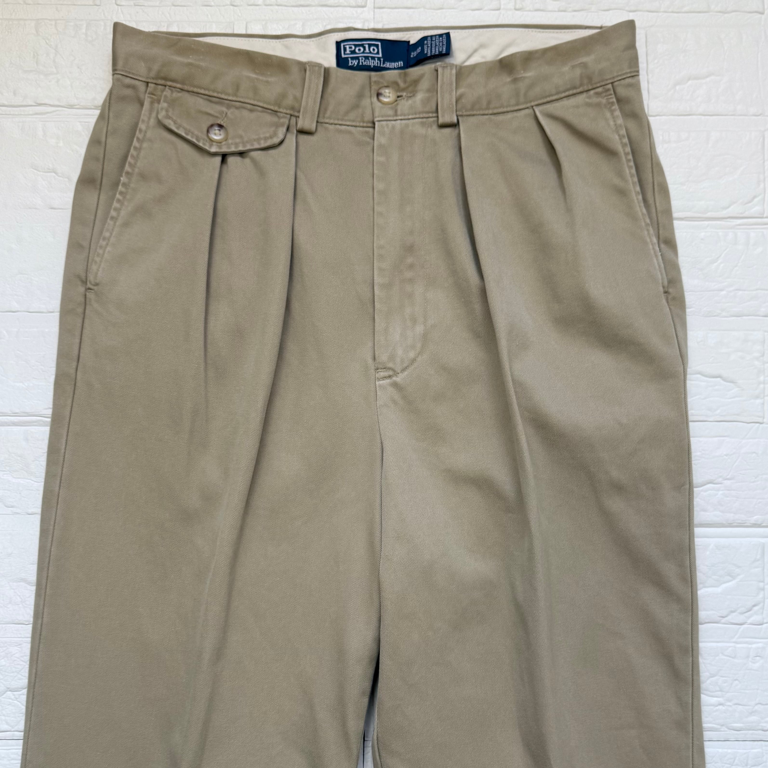 Polo Ralph Lauren THE WHITMAN CHINO 2プリーツ ヘリテージチノパンツ