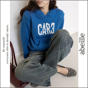 logo knit hoodie 14866