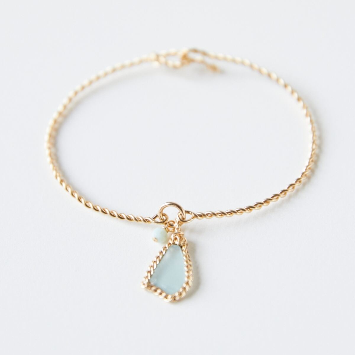 ラリマーブレスレット 14kfg