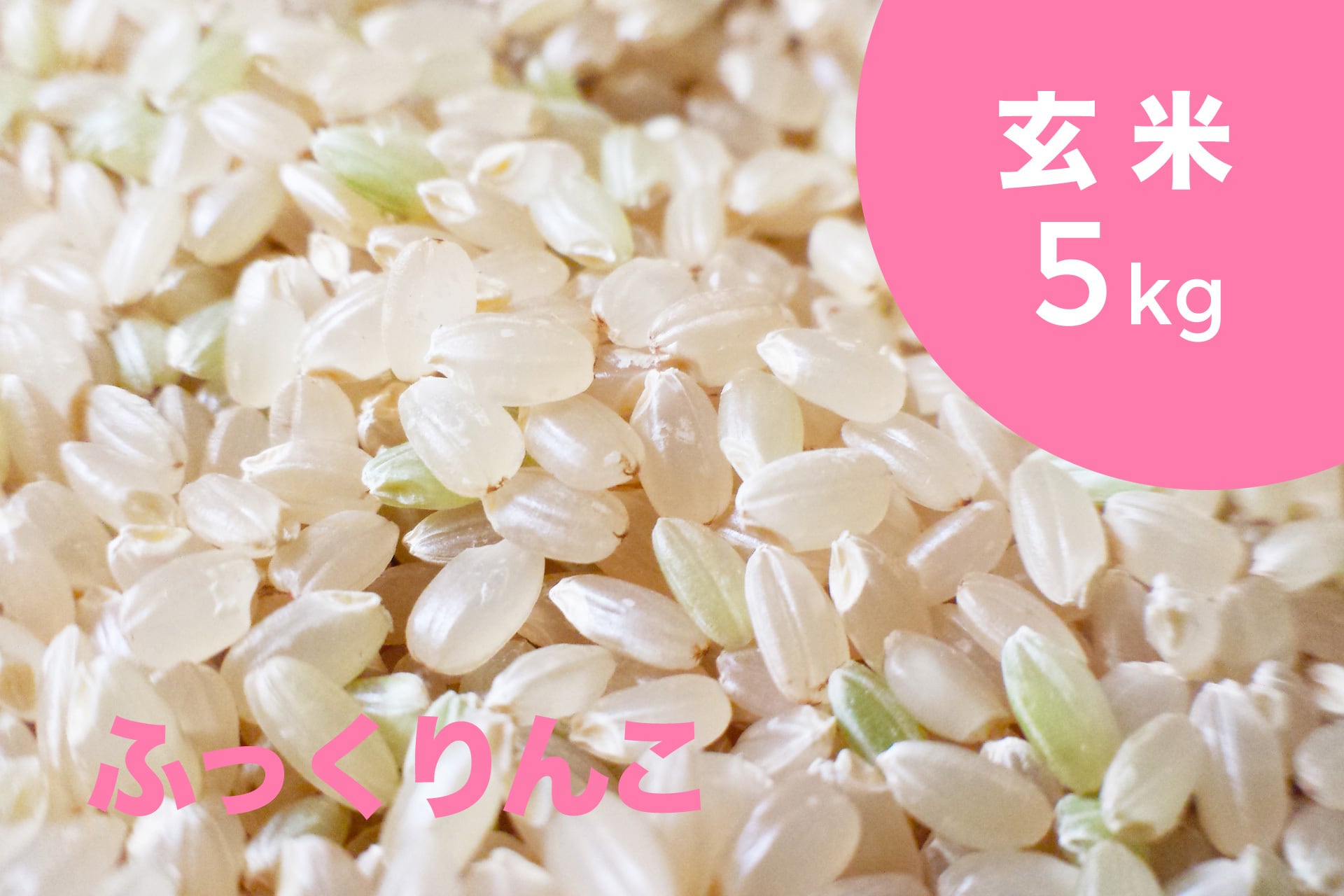 特別栽培米 ふっくりんこ（玄米）5kg【令和3年産】