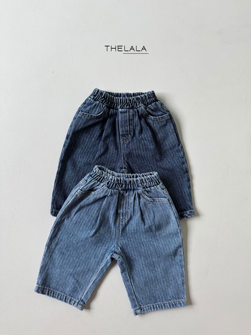 thelala［取寄］leyle denim pants 26autumn  레일데님PT