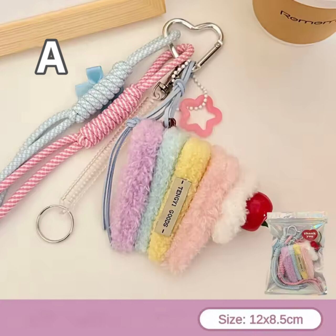 ファンシーバッグチャーム