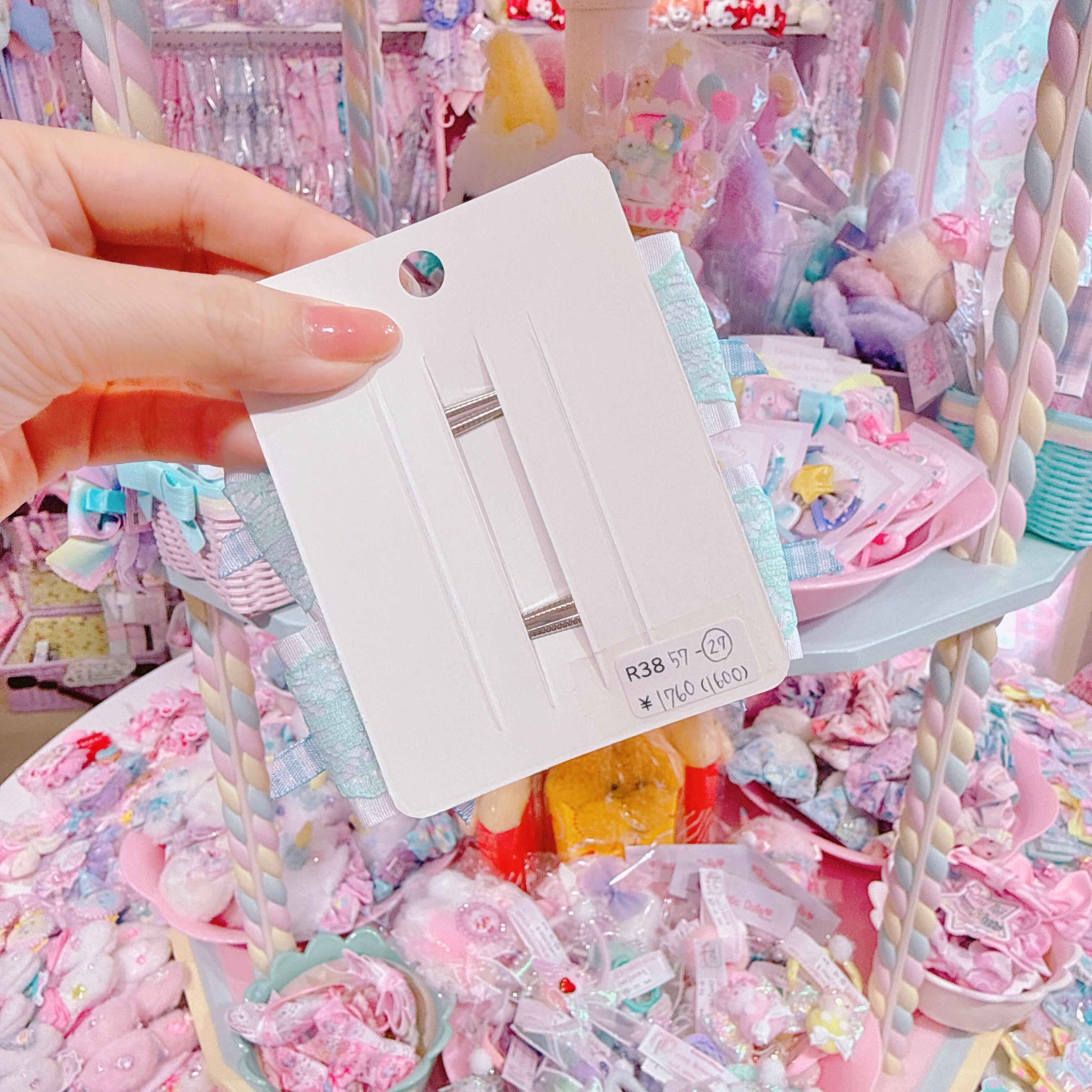 【R38】57-27ツインヘアクリップ