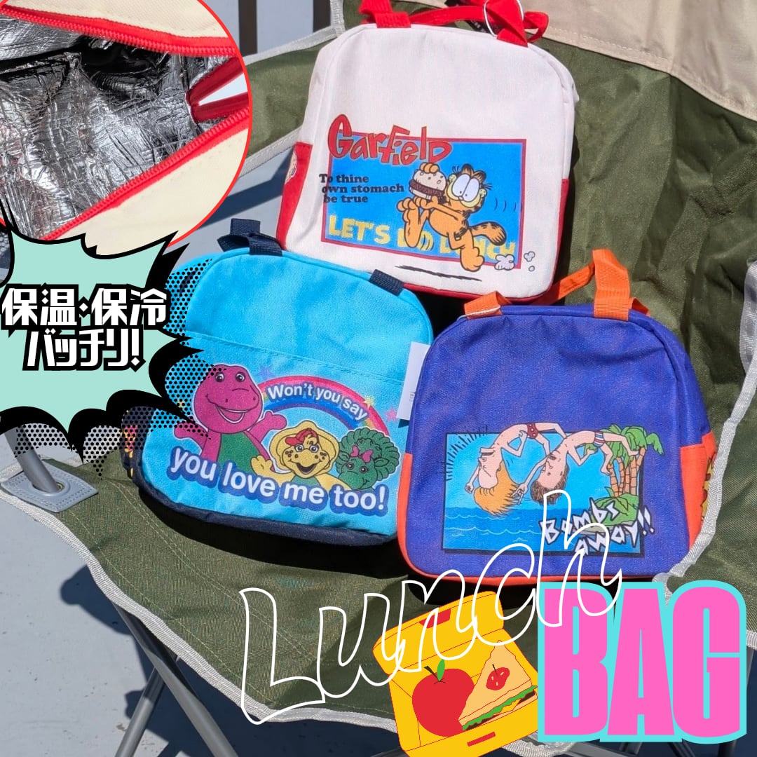 【 Lunch Bag / ランチバッグ 】Beavis and Butt-Head（ ビーバス・アンド・バットヘッド ） / お弁当箱入れ〚アメリカン雑貨 アメトイ〛