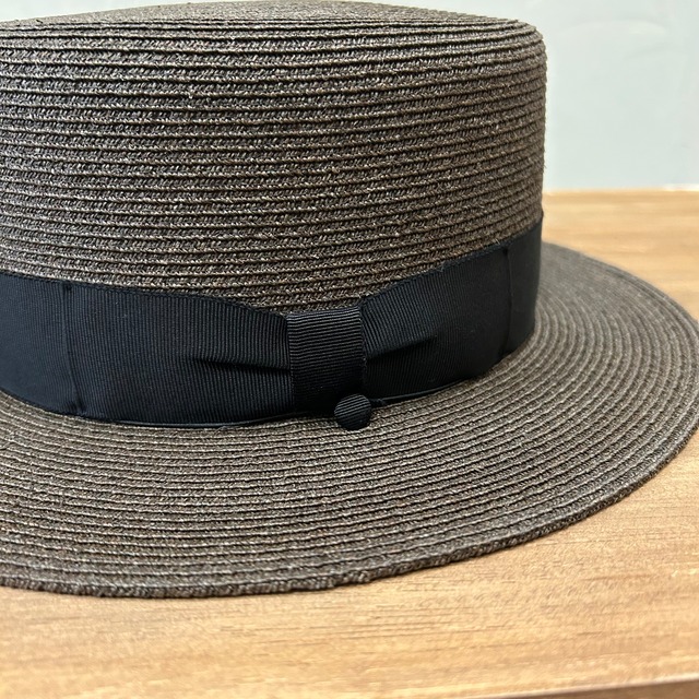 RAFFIA BLADE BOATER