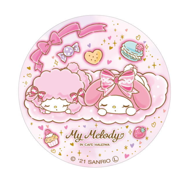 My Melody Cafe 缶バッジ（おひるね）