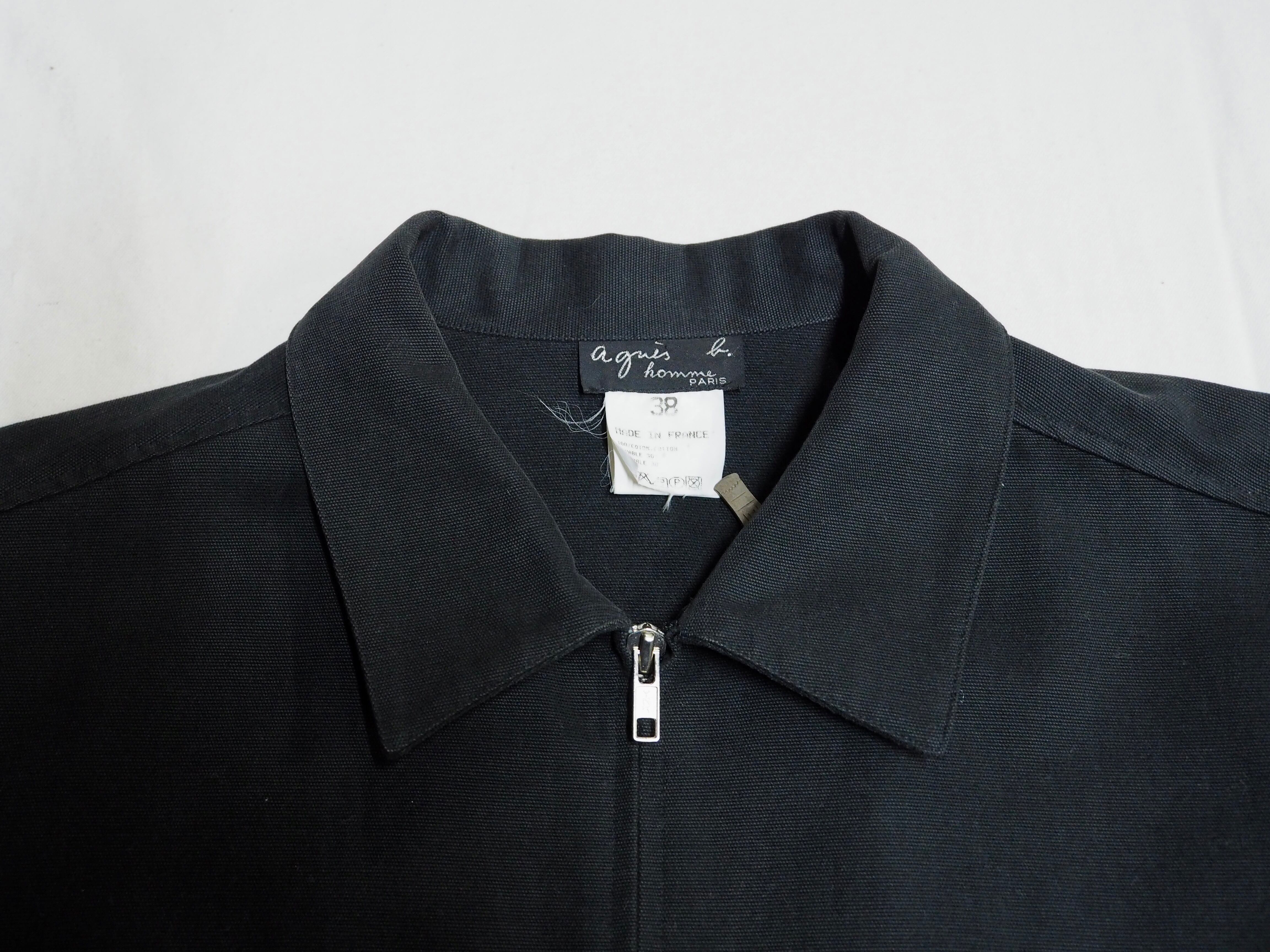 agnes b. homme Zip up cotton Jacket /made in FRANCE | FESTINA