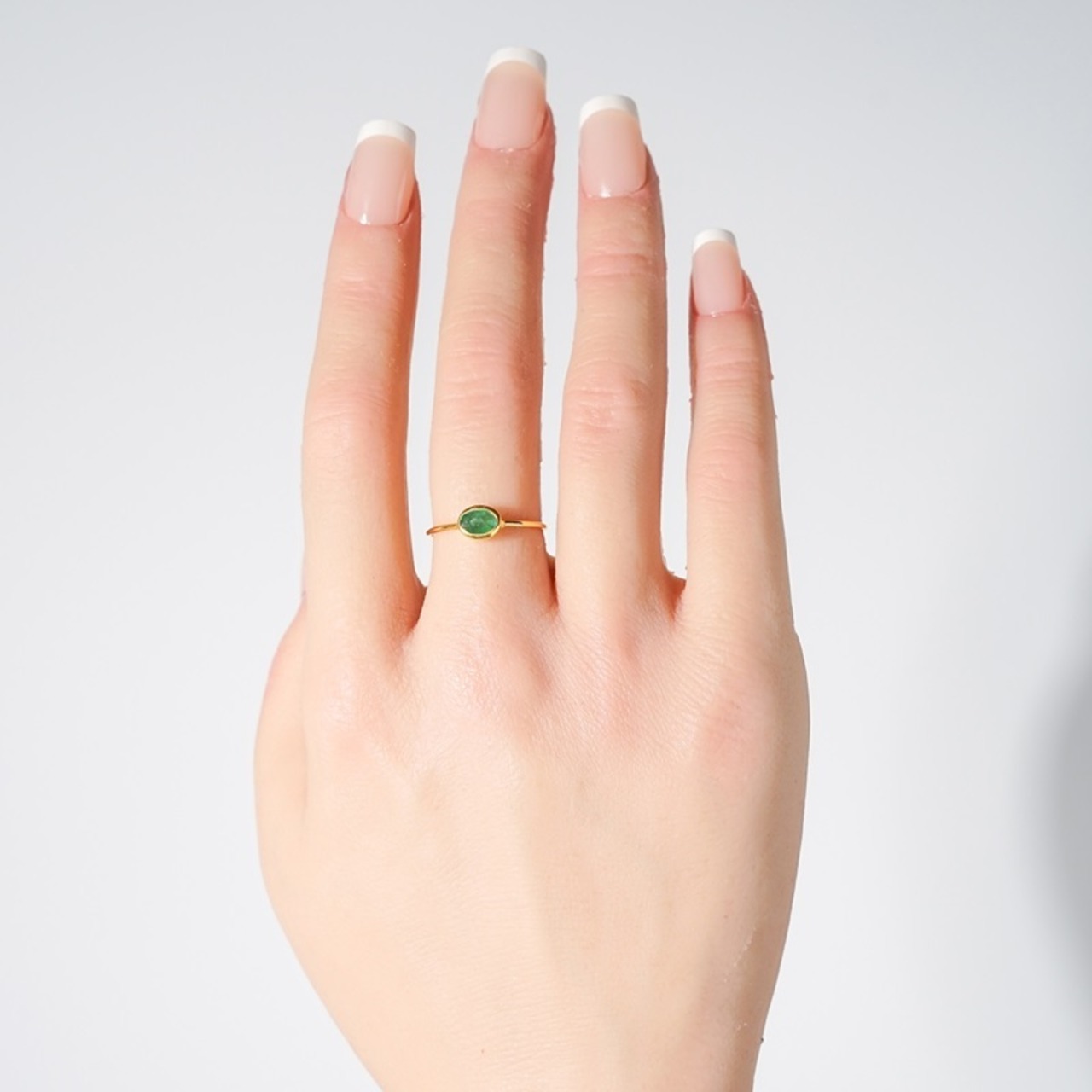 【13号】エメラルド リング (プチ)