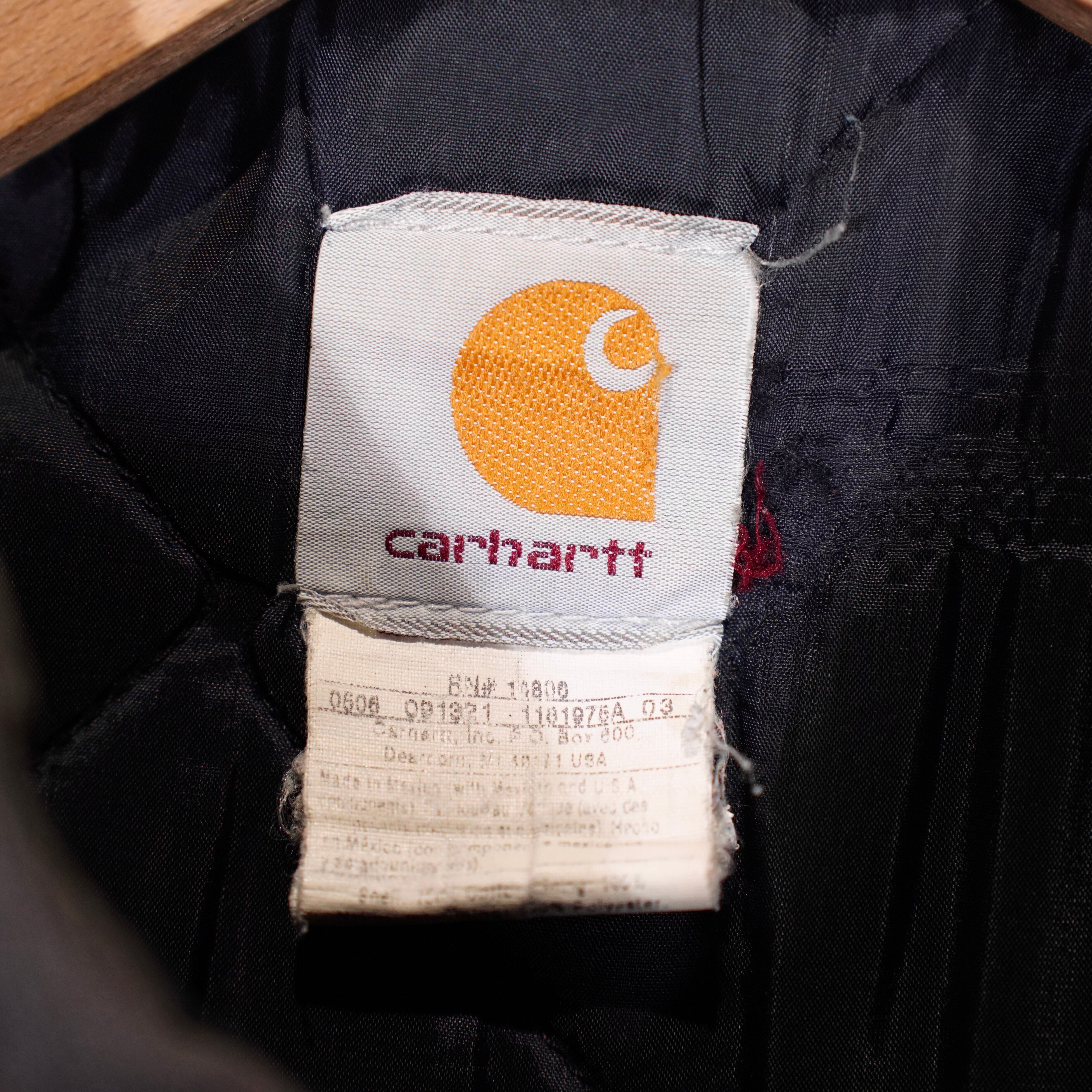 00's USA VINTAGE Carhartt FADED DESIGN DUCK ZIP UP BLOUSON/00年代