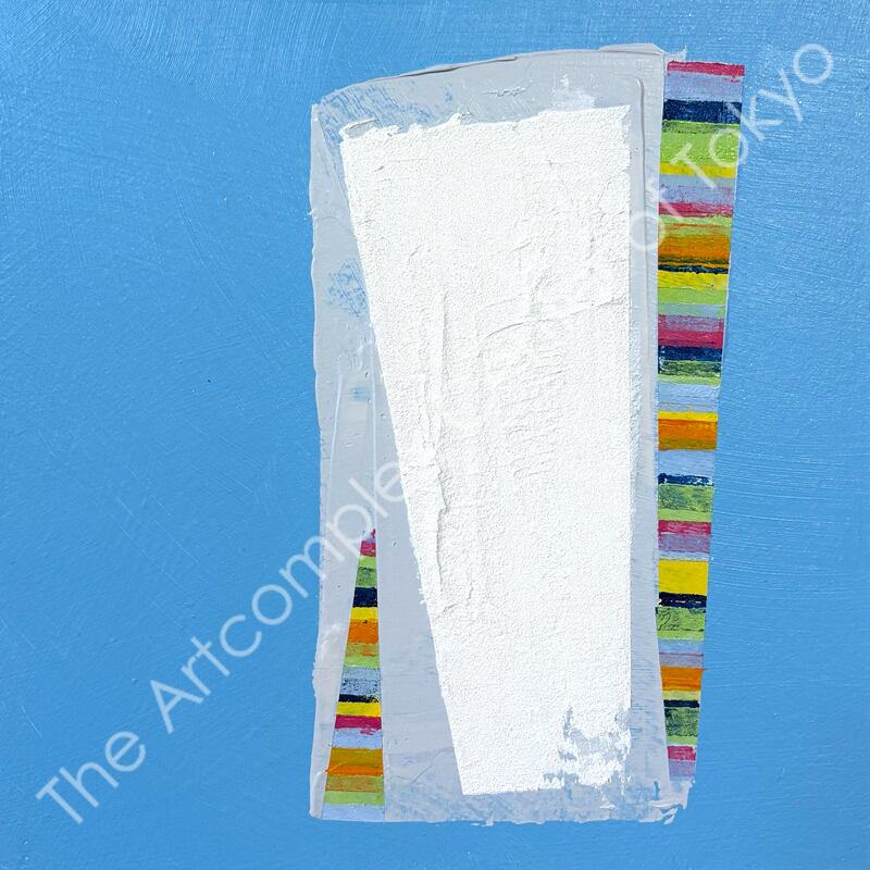 飯田哲夫「Paint over - new texture <Blue>」