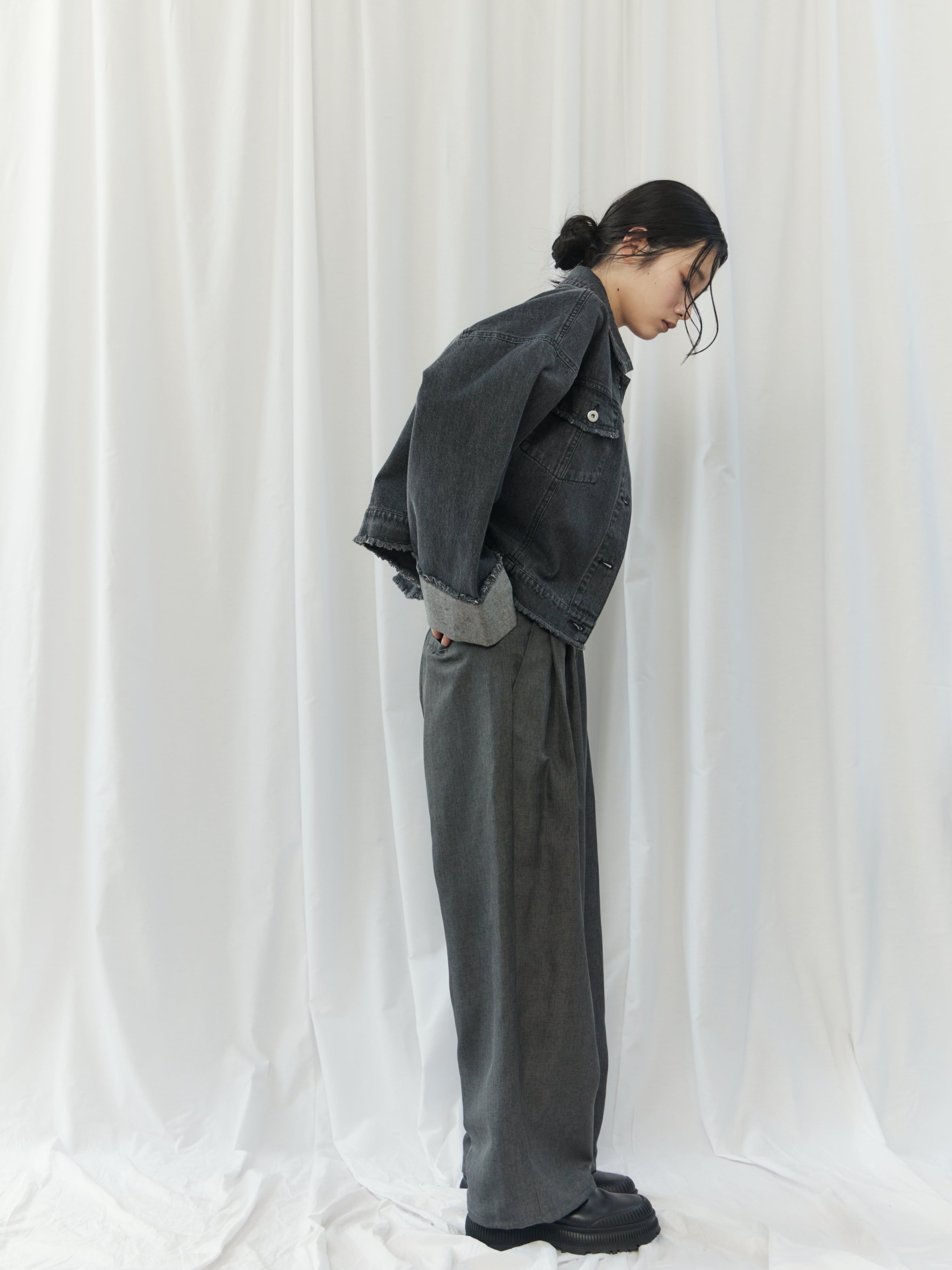 FRINGE DENIM JACKET（ﾌﾘﾝｼﾞﾃﾞﾆﾑｼﾞｬｹｯﾄ）【5613017】 | CIEL'AIR