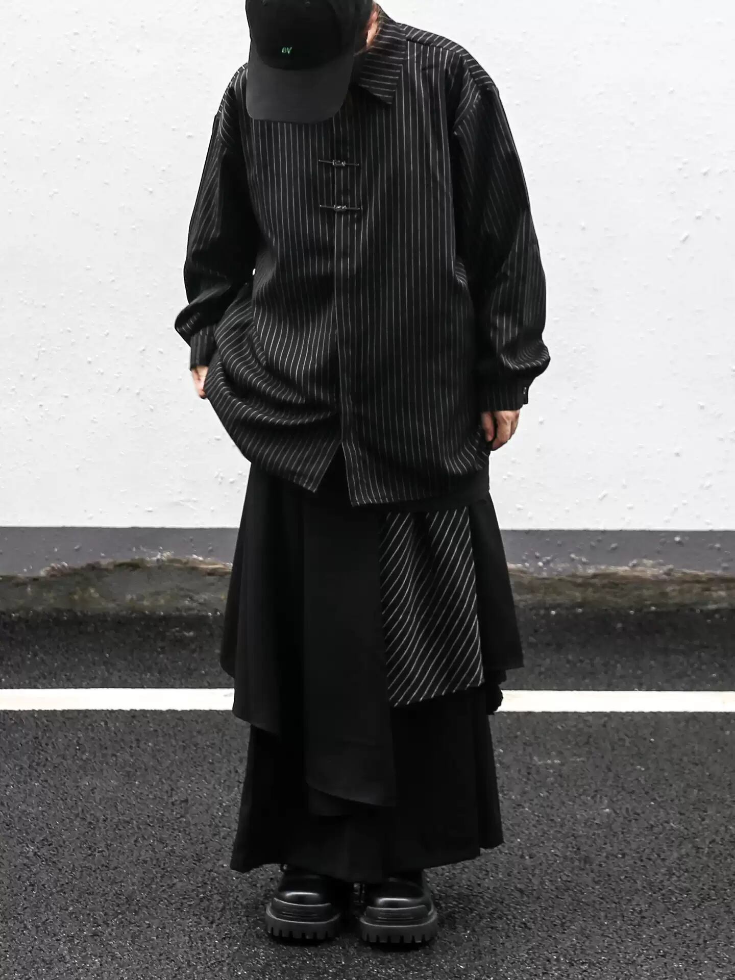 【ORV0178】Striped Long Sleeve Shirt / 3color