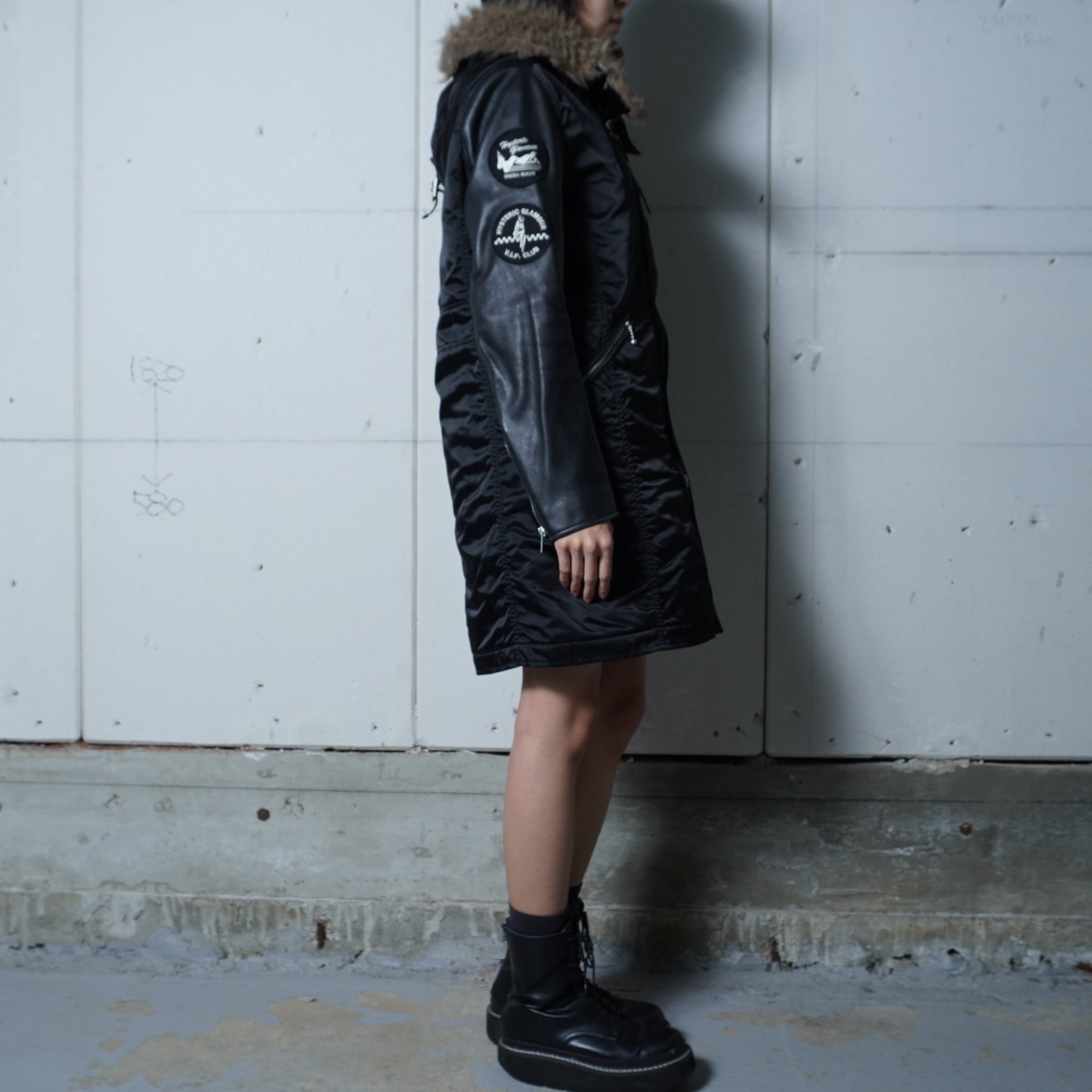 HYSTERIC GLAMOUR】ヒステリックグラマー Y2K プリマロフトラムレザー