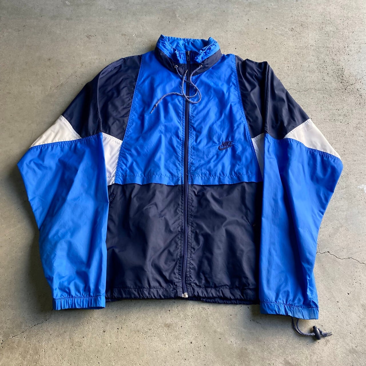 90年代 銀タグ NIKE ナイキ ナイロンジャケット メンズXL相当 古着 