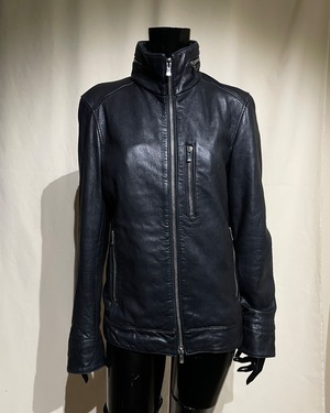 junhashimoto - 7-Zip Lamb Leather Rider Jacket