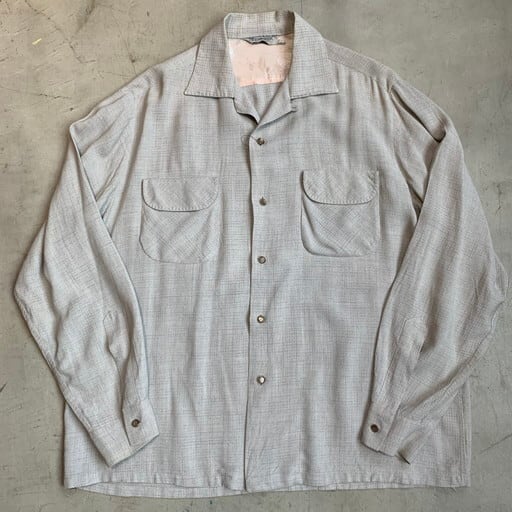 50's CAL-MADE Sportsman of HOLLYWOOD レーヨンシャツ チェック