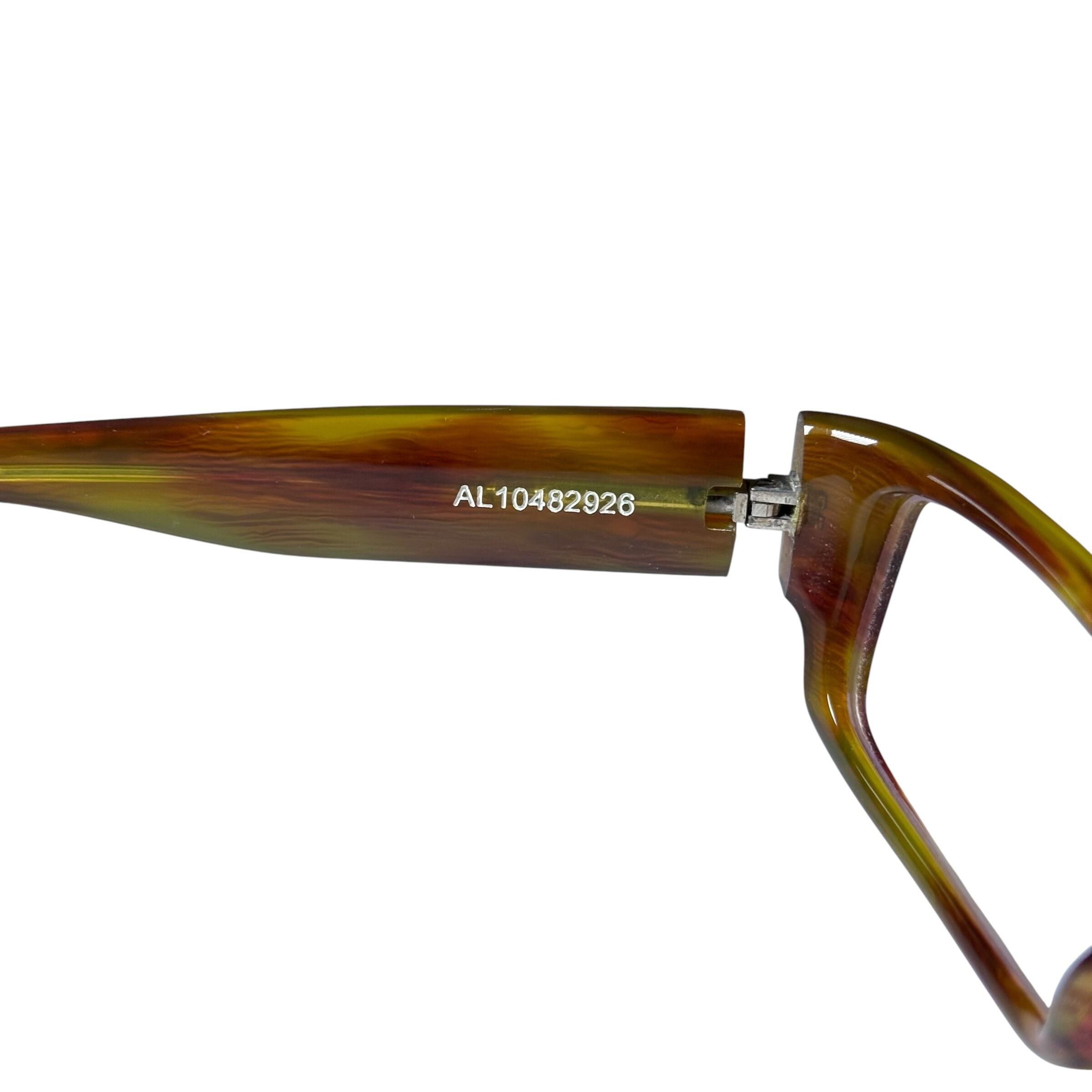 ALAIN MIKLI tortoiseshell pattern frame glasses | NOIR ONLINE