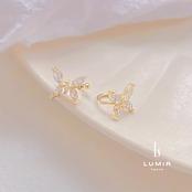 ジルコニアバタフライイヤーカフ