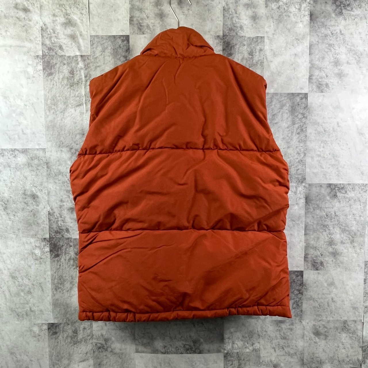 80s USA製 THE NORTH FACE 中綿ベスト 茶タグ オレンジ S | harrysally